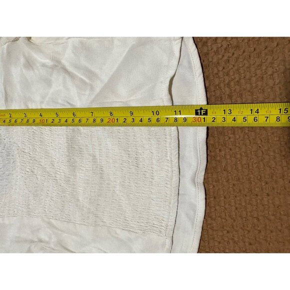 Small - Womens Long Sleeve Lace Bustier Top - Wild Fable - Off White/Cream - Picture 5 of 6